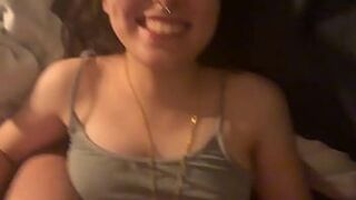 She's hot, my little white girl sucks like this