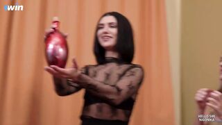 Hot three-way with TIM DEEN, large natural boobs, and cum-shot - best porn movie