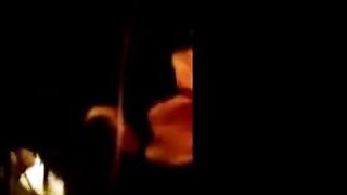 Heena Khan, a Pakistani woman with big tits, gives her husband a blowjob.