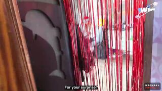 Hot milf gets a sexy hardcore gift for New Year 2024 family fantasy.