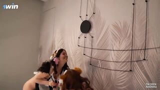 Fucked Luna Rishi and Marie Berger in their tails. 4K XXX porn!