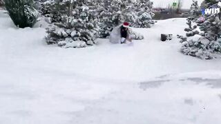 Hot romp with Snow Maiden - cum in mouth and sloppy female fun! - impressive xxx!