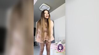 Adrianna Savu in fishnets and heels, drooling for a bj - the best XXX ever!