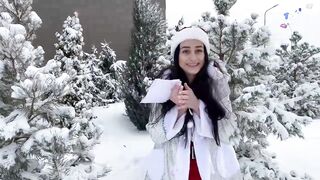 Snow Maiden's jizz-filled throat pounded rock-hard - crazy hardcore porn!