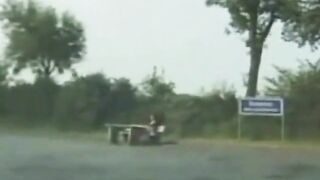 Asian Amateur Couple's Outdoor Fun