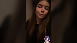 Adrianna Savu in jumpsuit, getting prepped to tear up with giant boobies and ass.