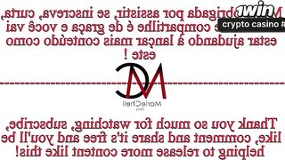 Minha enteada estava arrumando a cozinha e não resisti à sua enorme bunda.