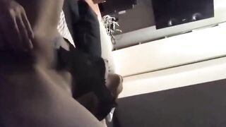 Amateur Asian Girl in Black Lingerie