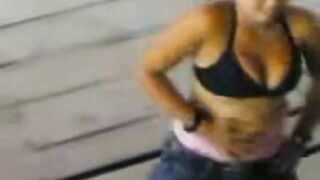 Indonesian Babe's Striptease