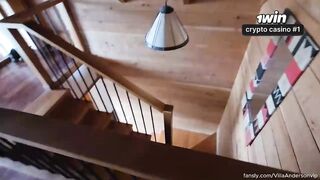 LATINA BRUNETTE CUMS IN MOUTH, RIDING STRANGER'S BIG ASS - HD Point of view PORNO!