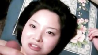 Chinese Amateur Receives Facial After Blowjob