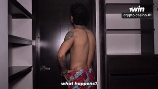 Hot stepmom screws stepson in bathroom prank - magnificent XXX porn!
