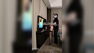 ✨推特新晋高质量NTR绿帽夫妻明星颜值极品人妻「ROSEWU」黑丝女上翘着二郎腿骑乘淫语骚话不断“宝贝是不是喜欢这样更紧的，你想多深就插多深好不好”