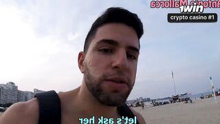 Pós-massagem na praia de Copacabana, favela pega fogo em cena hardcore explícita!