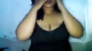 Big-Titted Indonesian MILF Masturbating