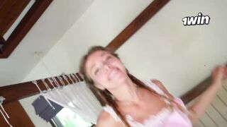 This legal y/o babe's perfect tits and taut assets were made for steaming sex.