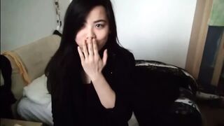 Hot Chinese pussy get the long White dick