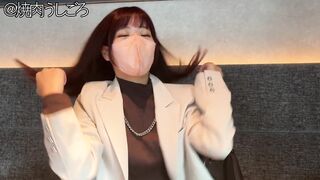 [Private Video]After Korean yakiniku, sex with a former idol at home Japanese amateur masturbation squirting massage blowjob big tits creampie couple