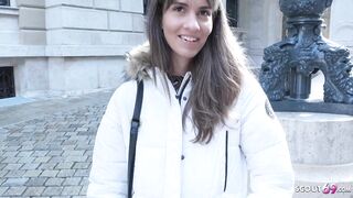 SKINNY Long Legs Teen Lili Charmelle | Pickup and Rough Casting Fuck - GERMAN SCOUT