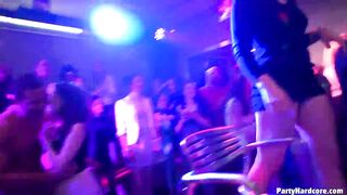 Amateur whore Nikča from previous party returns as a pro to let another 3 strippers nail her cunt in PHGC 34