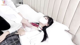 【极品波霸❤️女神】桃桃学姐✨ 大三女大学生的特殊治疗 被无良医生肉棒侵犯 爆肏炽热蜜穴内射受孕 上瘾性爱高潮