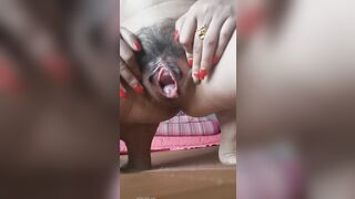 《云盘泄密》哺乳期骚少妇与纹身男真实偸情性爱记录_(24)