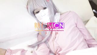 【极品可爱❤️萝莉】小千绪✨ Cos和泉纱雾白丝足交 鲜美鲍鱼一坐到底 尽情淫交榨汁 超爽抽送顶宫撞击 颜射少女