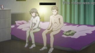 Sexy hentai wife wakes up her husband with a blowjob