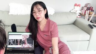 Pornhub高颜值人气韩国正妹「Elle Lee」【第15弹】 医学院女学生返校用身体同导师交换学分