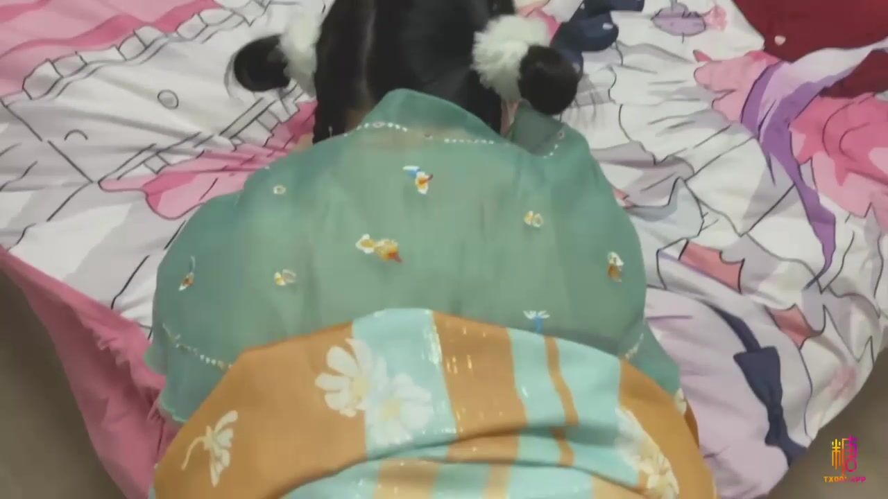 ✨可爱丸子头小萝莉✨稚嫩邻家少女穿上汉服裙 主动翘起小屁屁让爸爸小骚穴 谁不喜欢这么主动的小骚母狗呢？ - ❤️️ X1HUB ❤️️