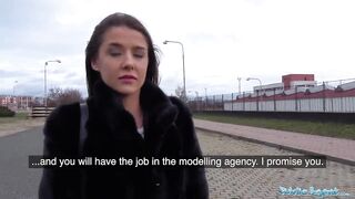 Public Agent Sexy Sybil Kailena gets her hot mouth filled with cum