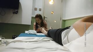 【超清AI画质增强】，撩妹大神，【伟哥足浴探花】，3000约少妇外出开房，风情万种颜值高，中途尝试拔套