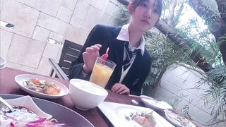 FC2-PPV-4156973 【ラスト作品】半年前まで処。。女。。サプライズ顔射に激ビビり。Gスポ責めの痙攣潮吹きで産まれたての小鹿へ。。。更にぎこちなさすぎる初フェラ解禁！！