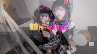 【极品❤️淫娃学妹】鸡教练✨ 网黄摄影师专属学妹玩物 黑江雫Cos肉欲觉醒 魔力摄精 极品酮体嫩穴榨干最后一滴精液