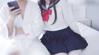 援交日记1每次穿白丝JK水手服都被狠狠地无套爆操中出内射