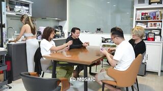 ED Mosaic  打牌不如打炮吧❤️E奶蝶硬尬４猛男