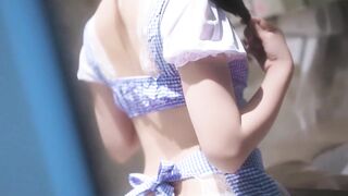 放暑假出来偷吃的小学妹，翘起小屁股被金主爸爸抓紧双马尾后入，同学老师眼中的乖乖女 在金主爸爸面前就是一条小母狗