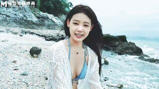 【AI明星换脸】AI-❤️李一桐❤️美少女海边羞涩性爱❤️完美换脸,极品中的极品,值得收藏!