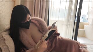 ⚫️⚫️推特92万粉丝，极品波霸女神【九儿温柔妹妹】888元定制，主题《晨间游戏》1