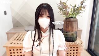 清纯可爱邻家美少女『小敏儿』✅旗袍蜜桃臀尤物 如玉般的身体 酥到骨头里,少女曼妙的身姿让人欲火焚身 提屌就干