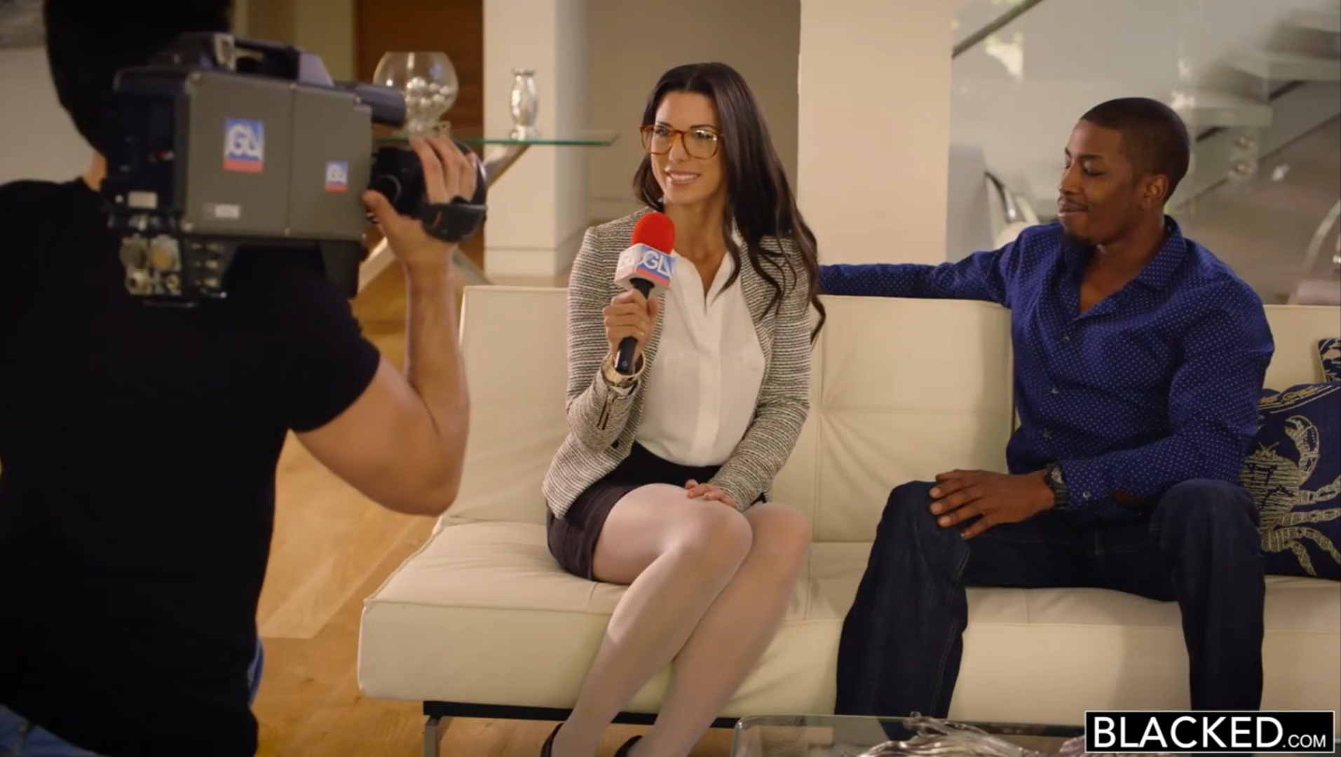 Sexy Spanish Reporter Loves BBC