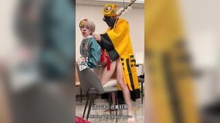 极品颜值反差少女【创可贴贴】✅万圣节可爱小僵尸被道士爸爸爆操，屌撑满润滑湿暖蜜穴 美妙后入Q弹蜜桃臀