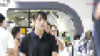 FC2-PPV-4569245 【電車チ○ン】★ドクターXを目指す紺ポロ制服のポニテ美○女に外出し＆中出し2連発★300人チ○ンまで3人！！ _1