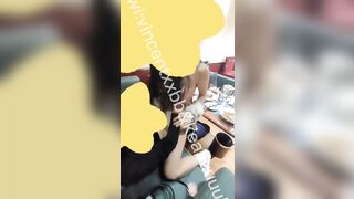 ⚡顶级绿帽淫妻大神【vincentxxbb】餐厅包间淫乱群P小娇妻，直击顶级淫乱现场！超淫乱对白，相当震撼6