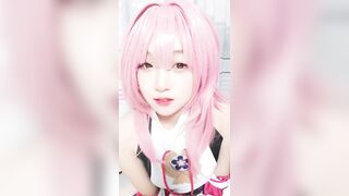 ❤️极品反差婊❤️福利姬小鱼狸狸，极品嫩妹十足反差婊，cos八重神子淫语自慰，道具插逼，淫声阵阵