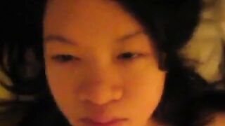 Amateur Asian Girl Gives Blowjob