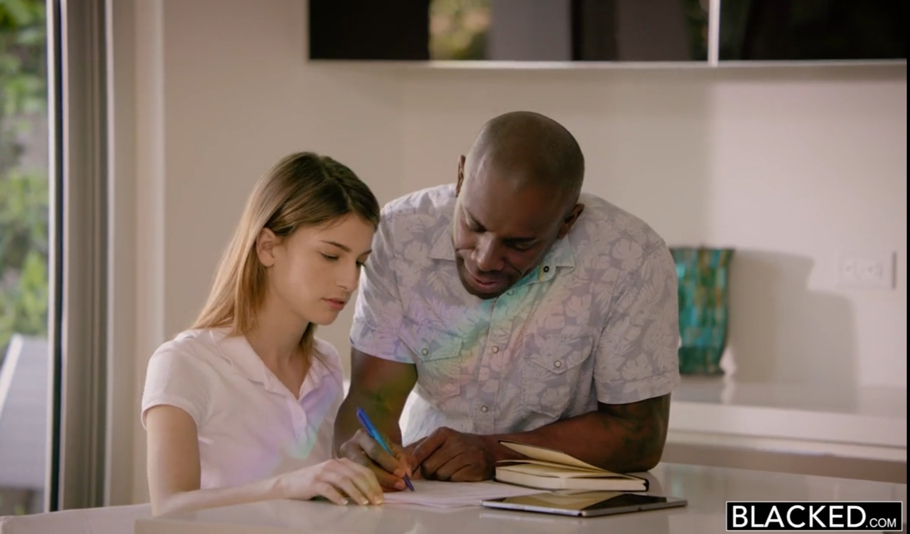 Petite Teen Wants Her Black Step Father