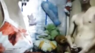 Amateur Asian Granny Webcam Show with Young Boy