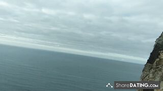 Big-Titted Redhead Amateur Can't Take Cock & Cum in One Eye