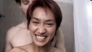 Tiny Thai Amateur Fucked in a Bathroom